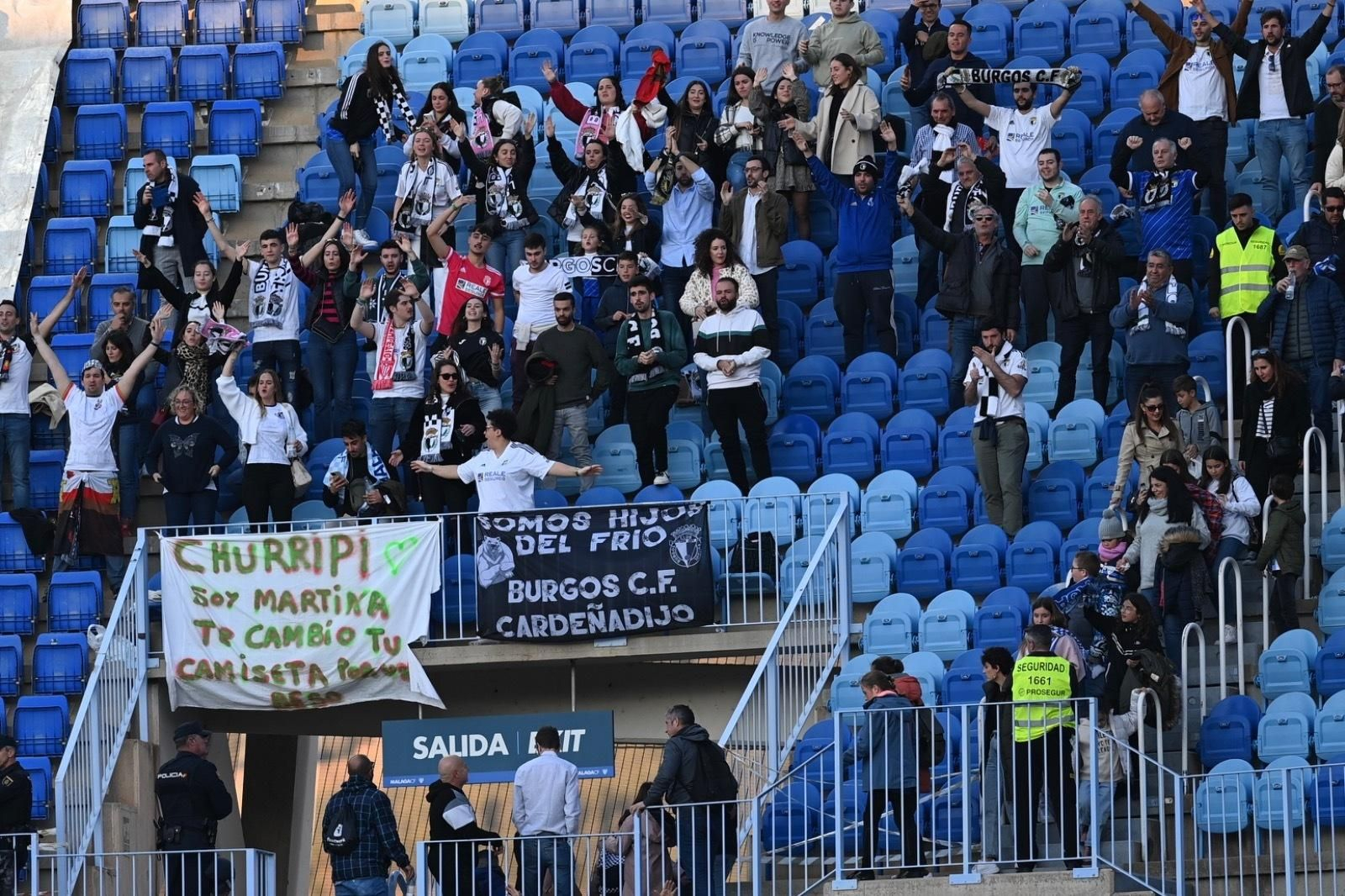 El Málaga CF - Burgos, en fotos
