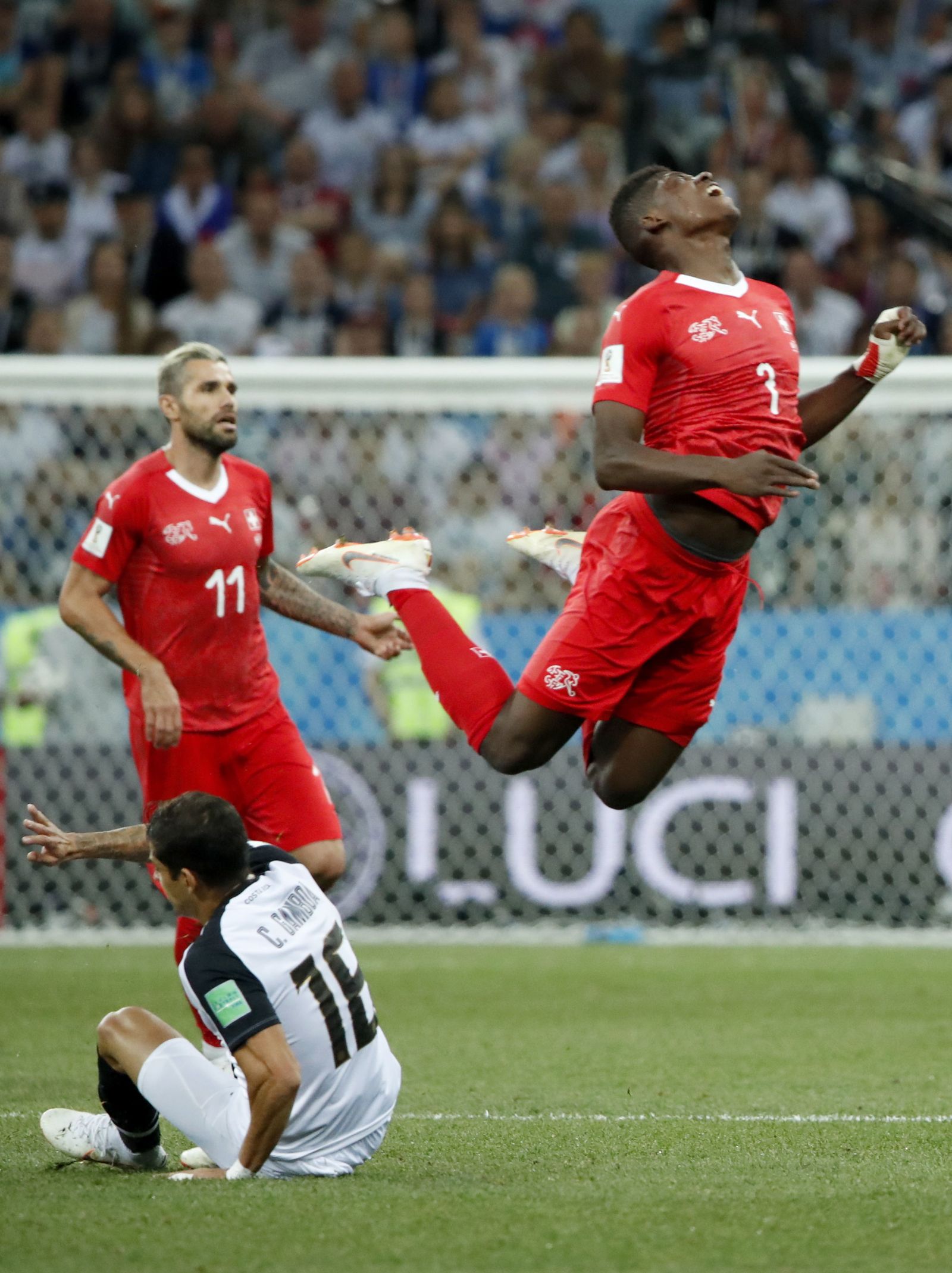 Las imágenes del Suiza-Costa Rica