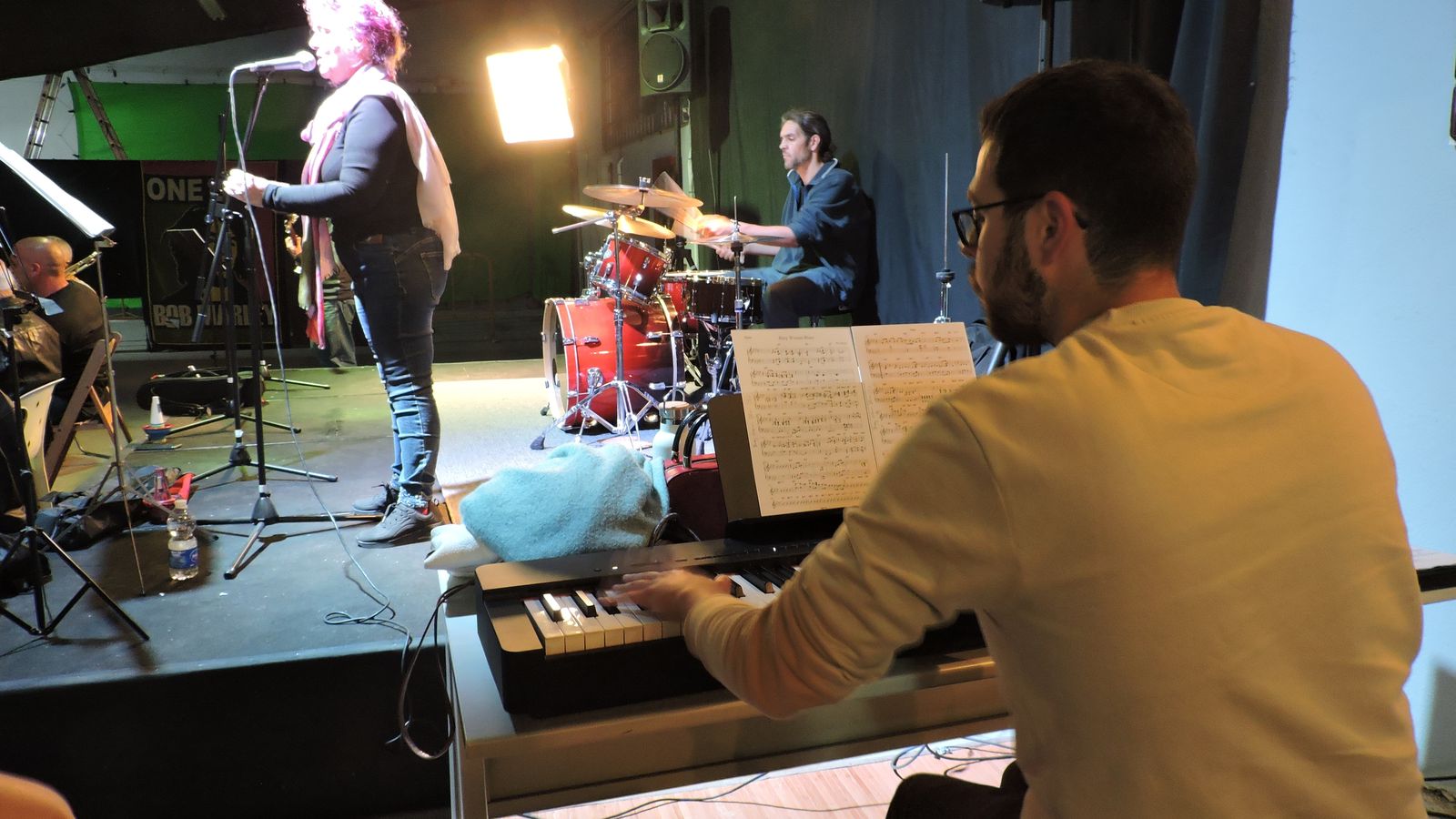 José Luis Fernández, pianista de la orquesta