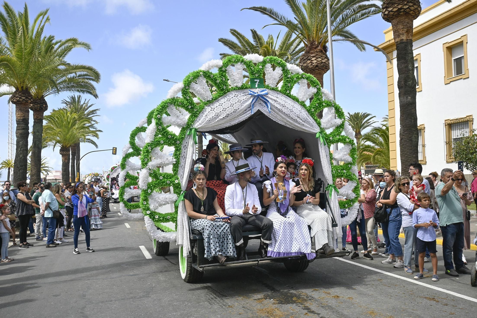 Todos los rocieros de la comitiva de la Hermandad de Huelva, en imágenes