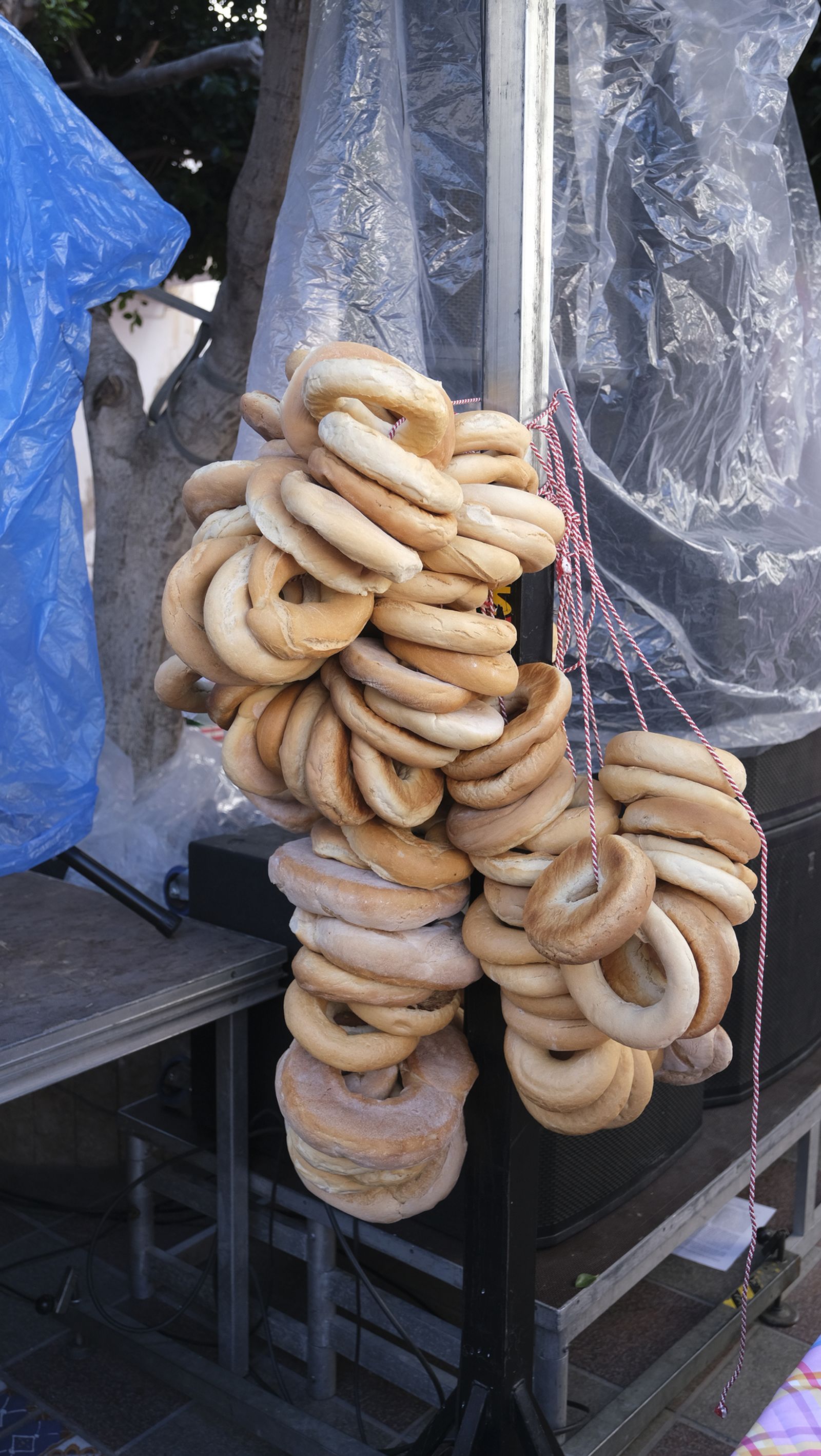 Procesión de San Sebastián y tirada de roscos en Lubrín, en imágenes