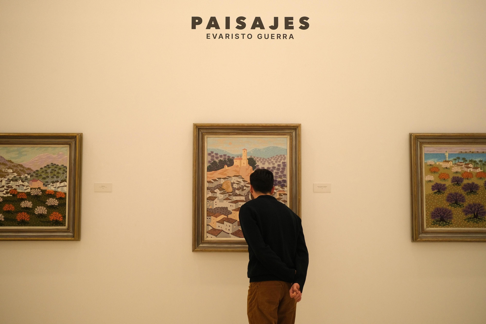 La exposición de Evaristo Guerra 'Paisajes', en fotos