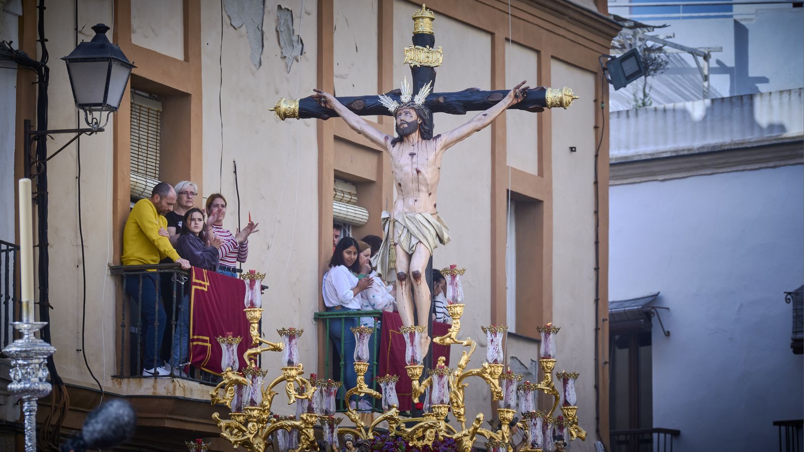 El paso del Cristo de la Expiración.