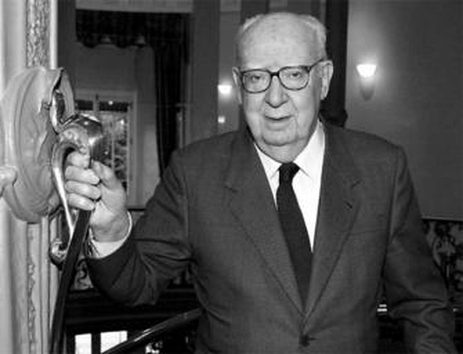 José Luis Borau, en la sede de la SGAE, institución que preside.