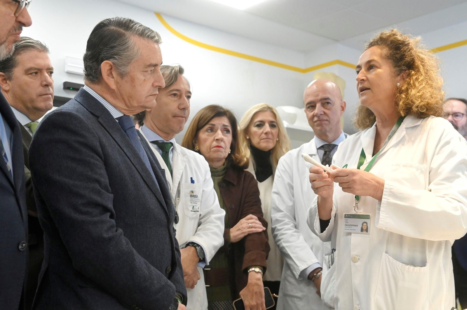 Visita de Antonio Sanz al Imibic