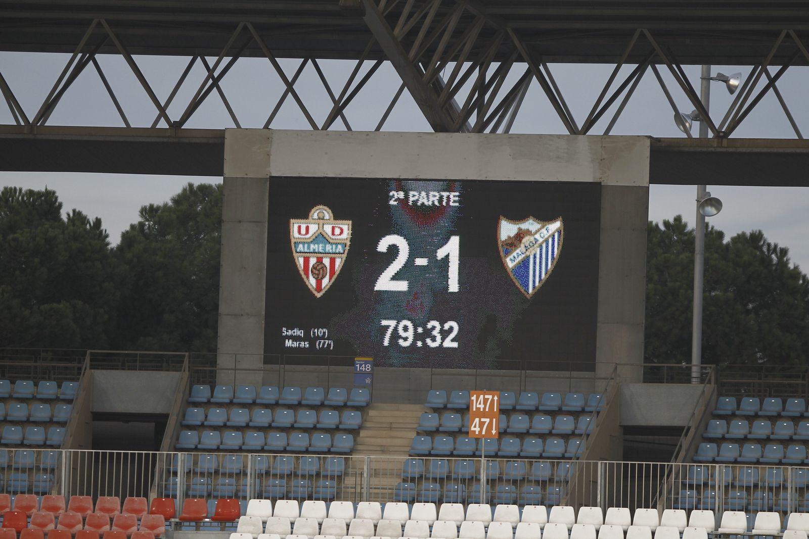 Fotogalería U.D. Almería-Málaga C.F.