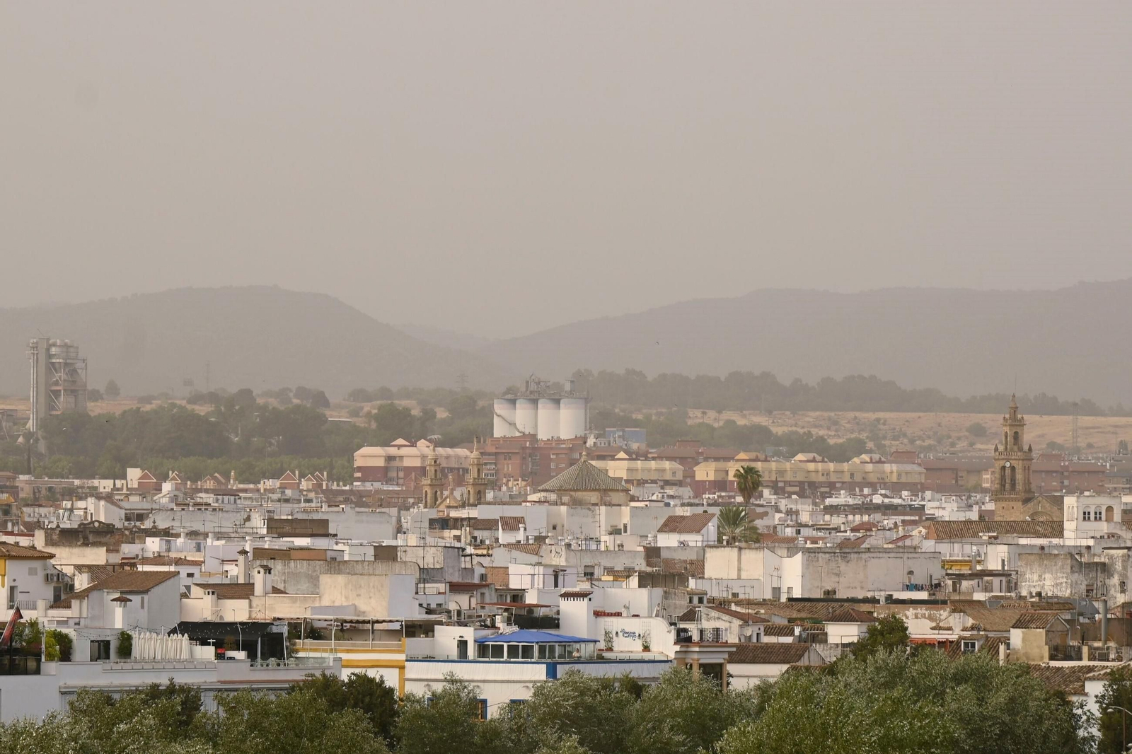 Calima sobre Córdoba