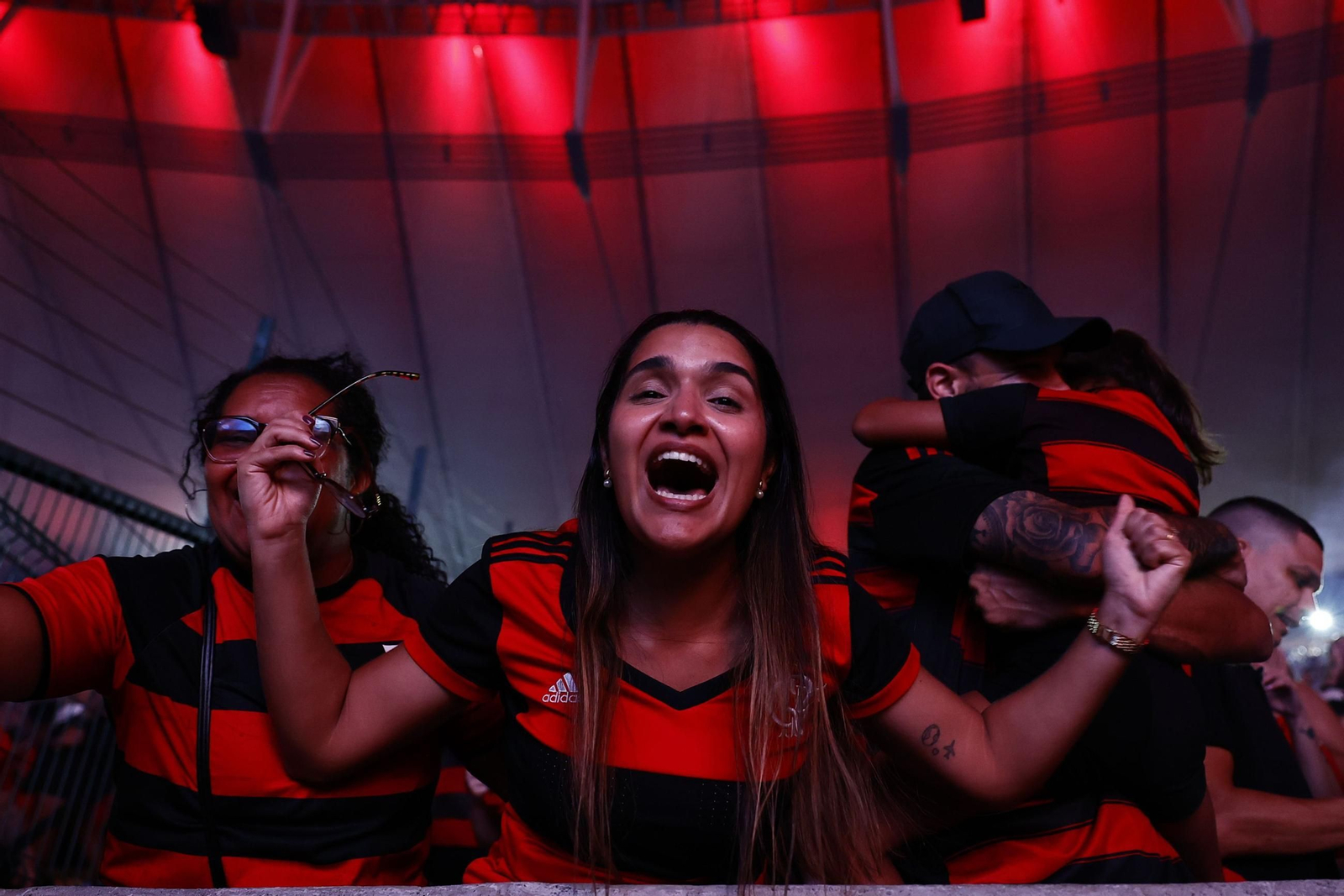 Las fotos de la final de la Copa Libertadores con triunfo de Flamengo sobre Palmeiras