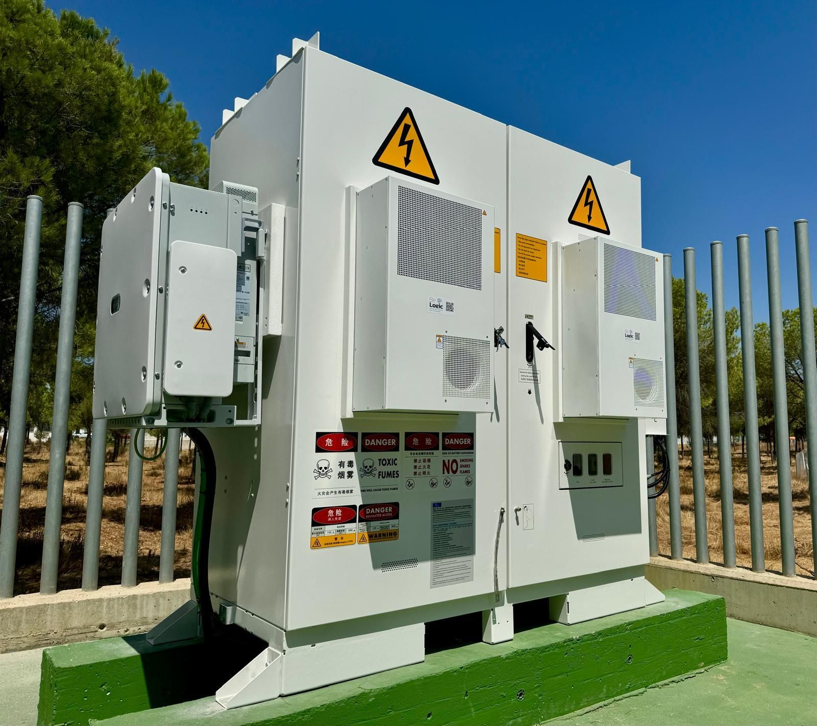 Baterías para recolectar energía.