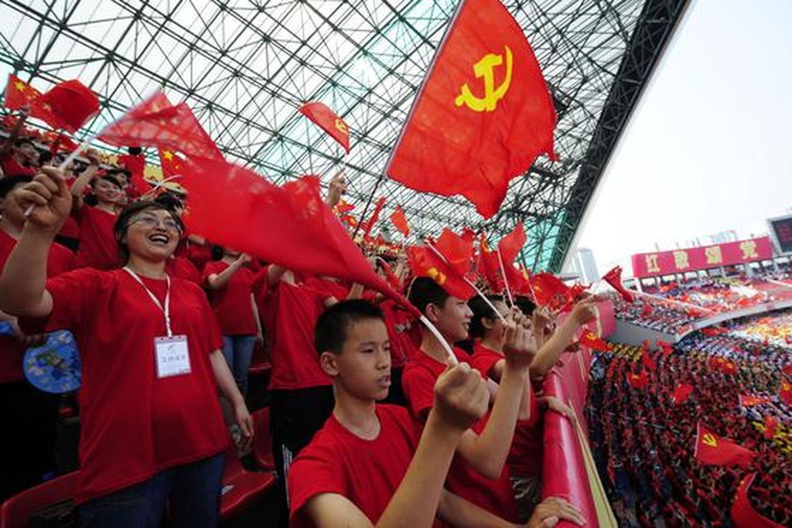 Multitud de actos para conmemorar los noventa años del movimiento.

Foto: AFP