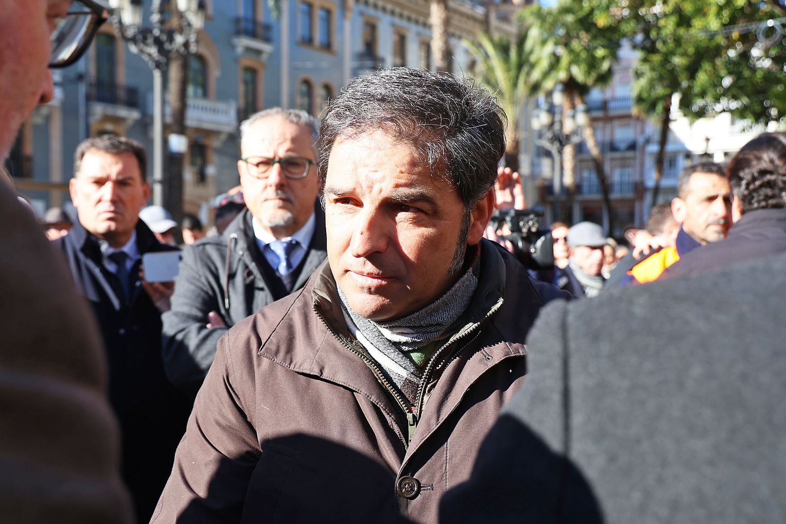 Las fotografías del minuto de silencio por el trágico accidente de tren