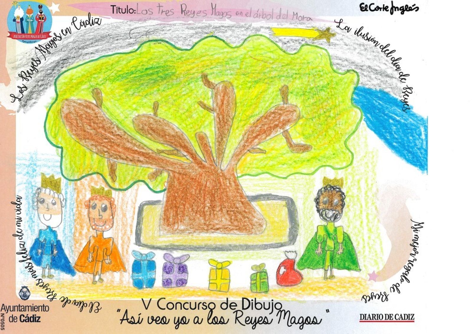 Los dibujos del concurso 'Así veo yo a los Reyes Magos'.