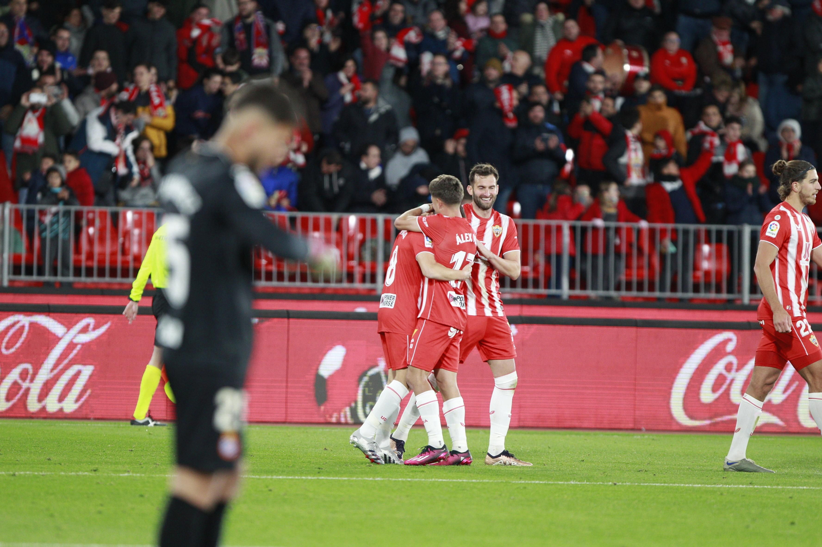Imágenes del partido U.D. Almería-R.C.D. Espanyol