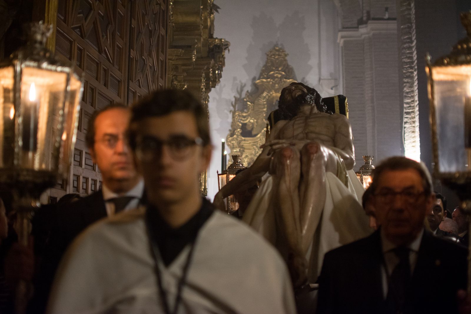 Vía crucis de Santa Marta en la Parroquia de San Andrés