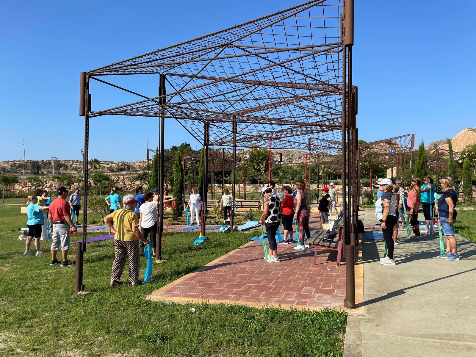 Los mayores han disfrutado de varias actividades este jueves