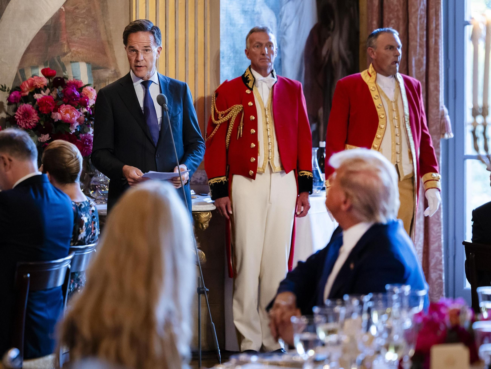 Las fotos de la cena inaugural de la cumbre de la OTAN en La Haya
