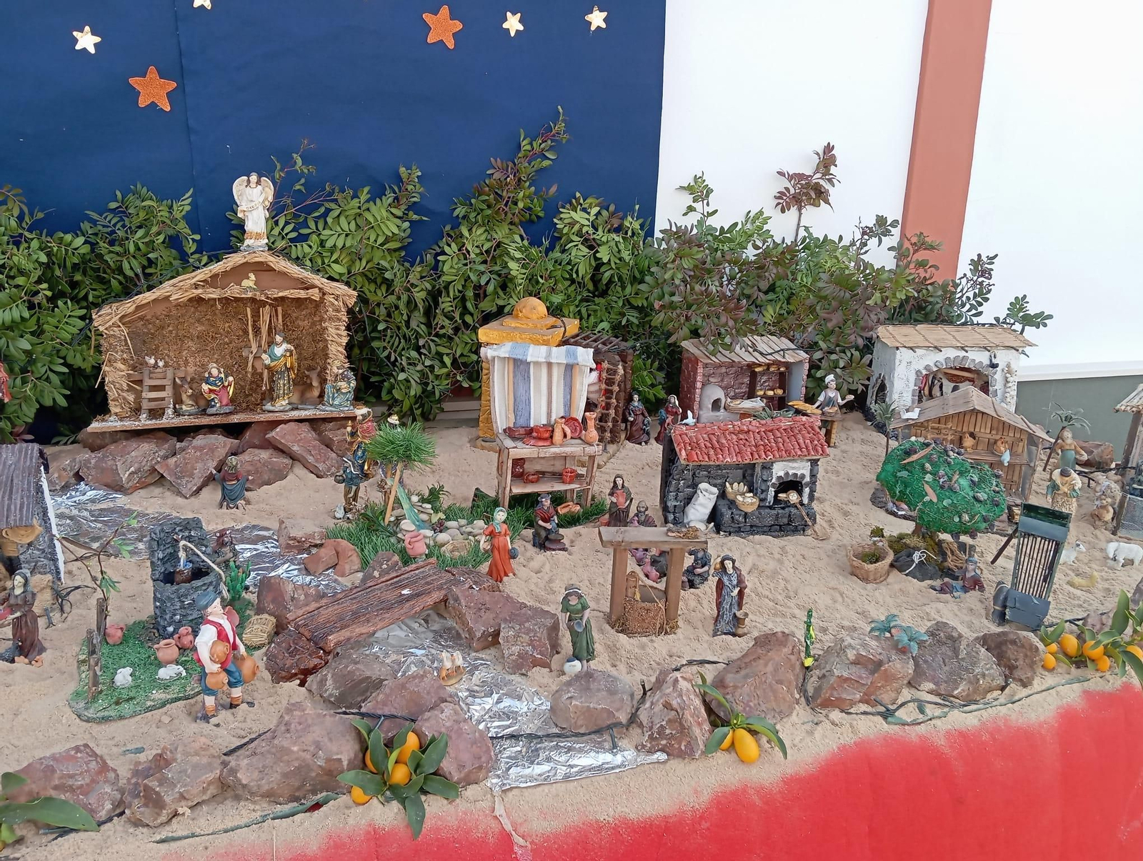 Las calles de Villafranca de Córdoba decoradas por Navidad