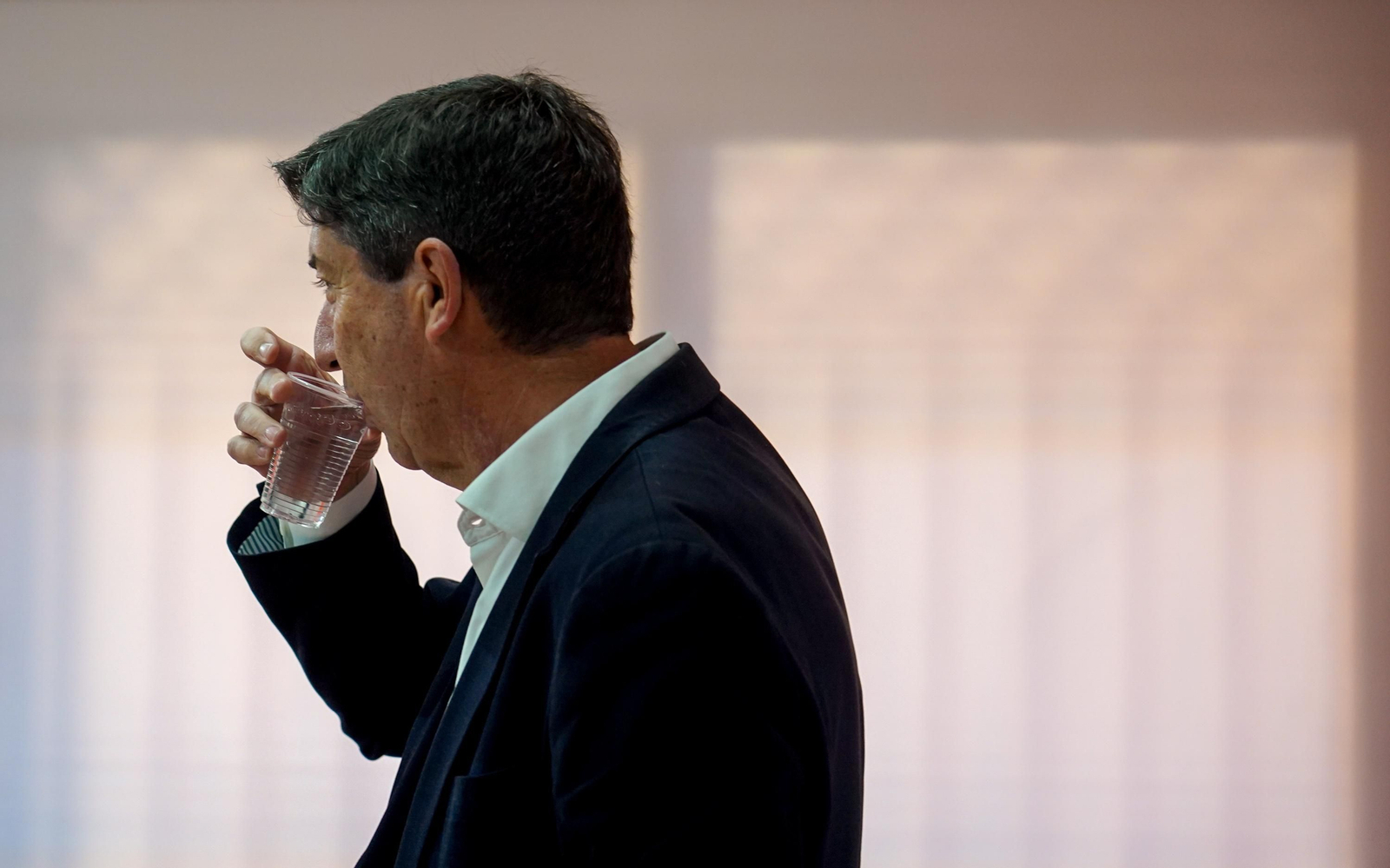 Juan Marín, este jueves miércoles, en la rueda de prensa donde valoró las primarias.