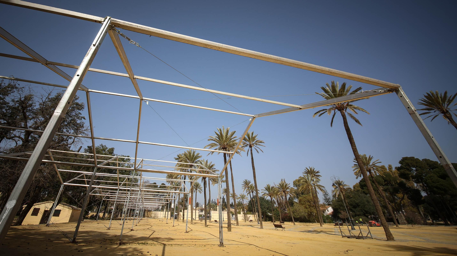 Empieza el montaje de la Feria de Jerez