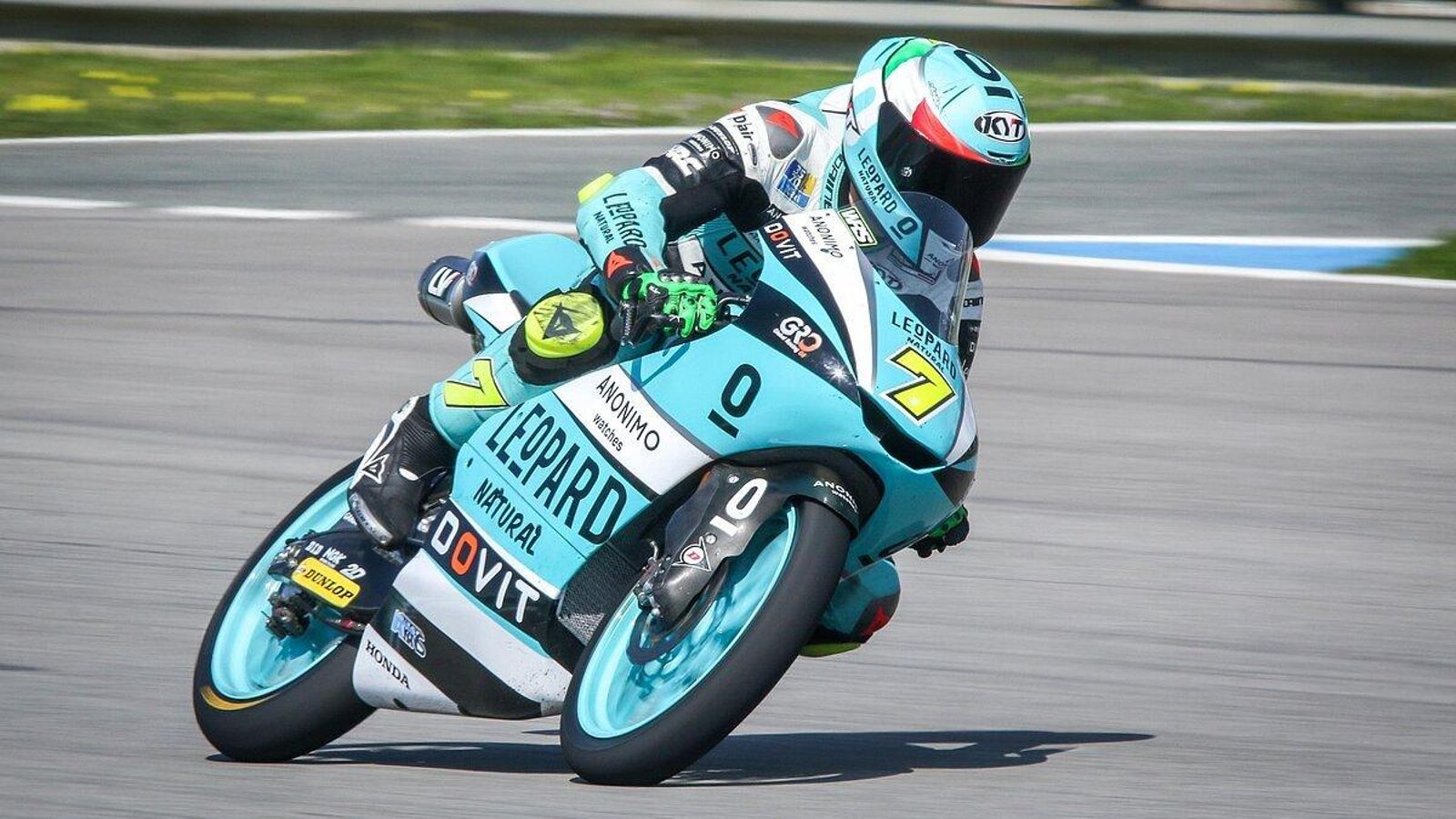 Dennis Foggia, durante una carrera en Jerez Dennis Foggia, durante una carrera en Jerez