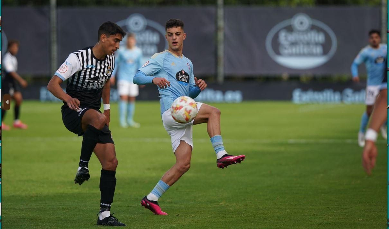 Masllorens, en un lance del Balona-Celta B