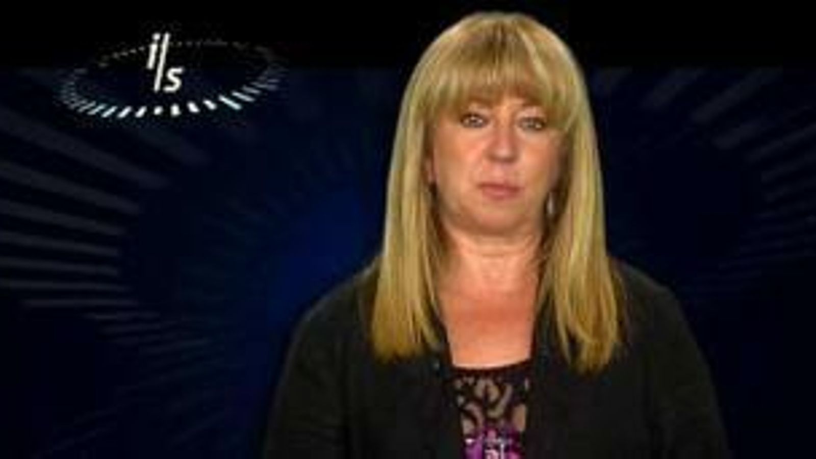 Alicia Gómez Montano, en TVE. Alicia Gómez Montano, en TVE.