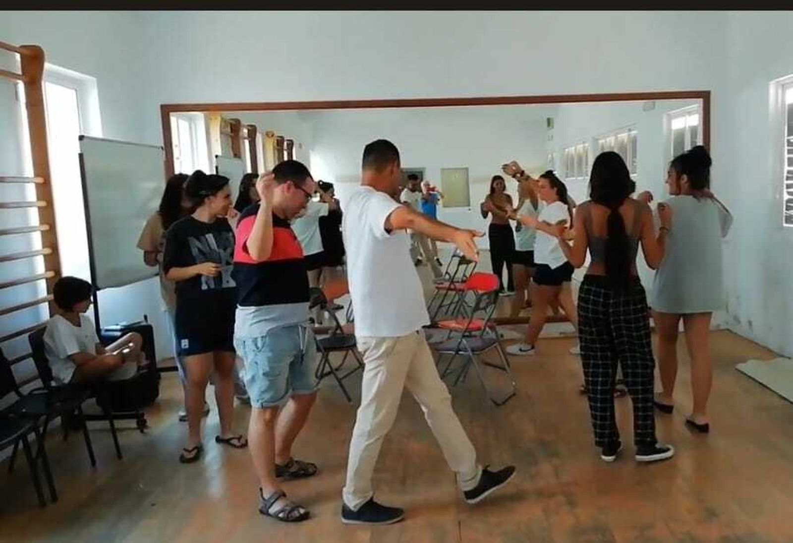 Una de las clases de la octava edición de La Voz Joven de la Bahía.