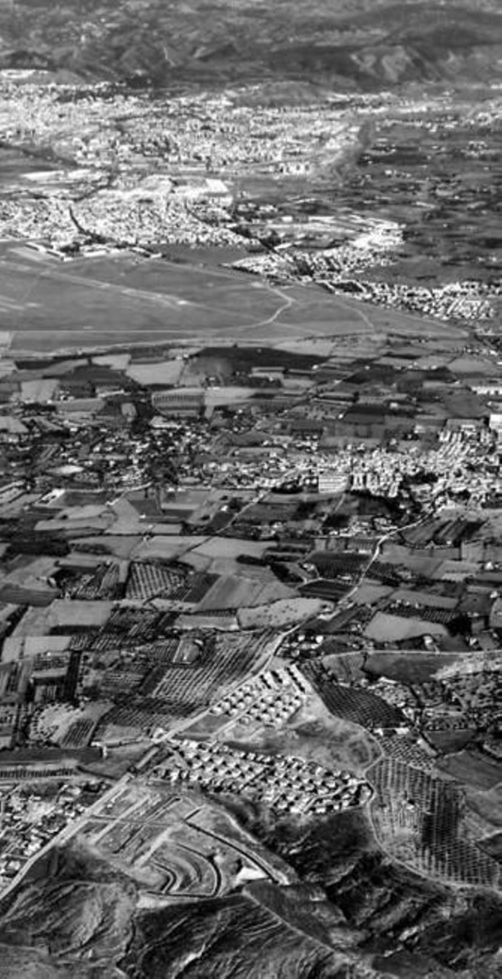 La base aérea y el término municipal de Alhendín.