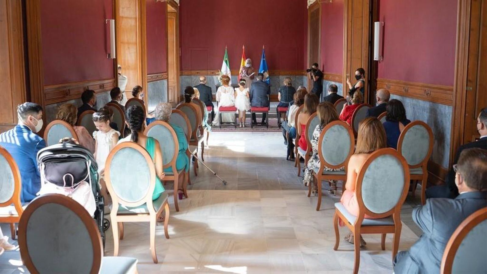 Boda en el Ayuntamiento de San Fernando.