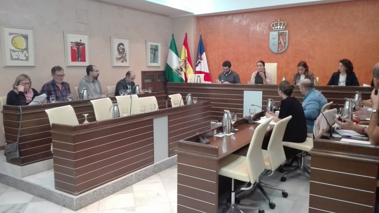 Pleno del Ayuntamiento de Almonte del pasado mes de noviembre.