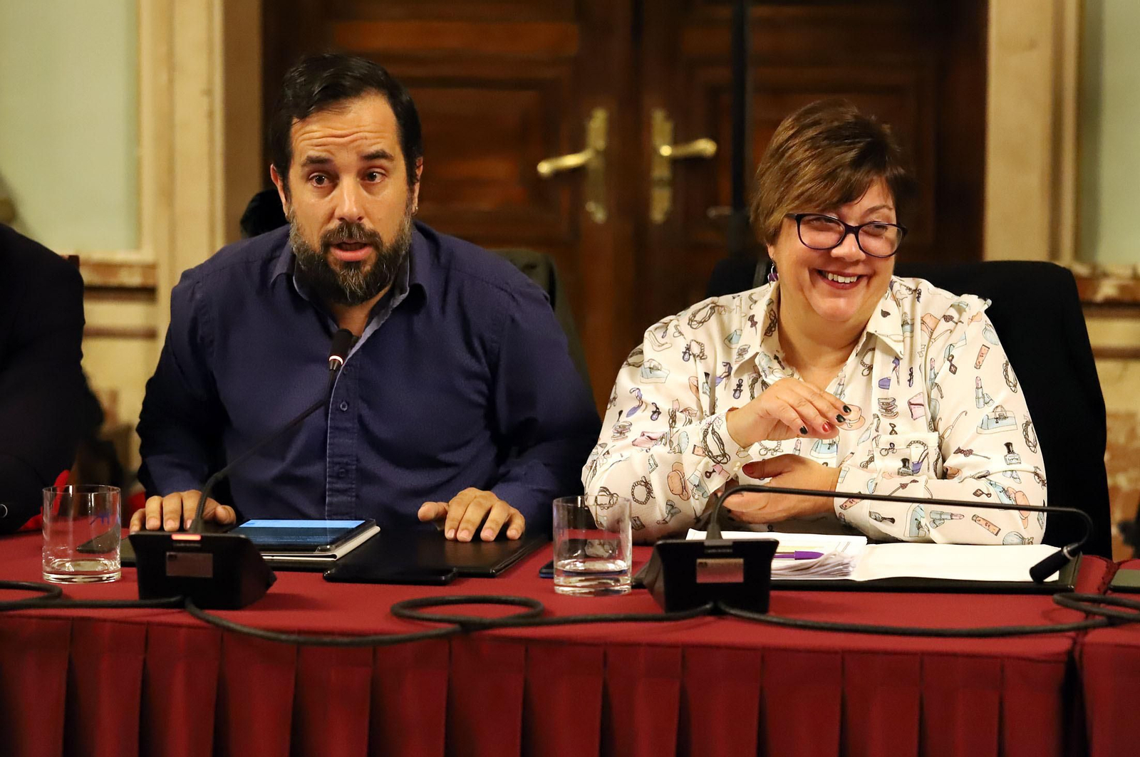 Imágenes del pleno celebrado en el Ayuntamiento de Huelva