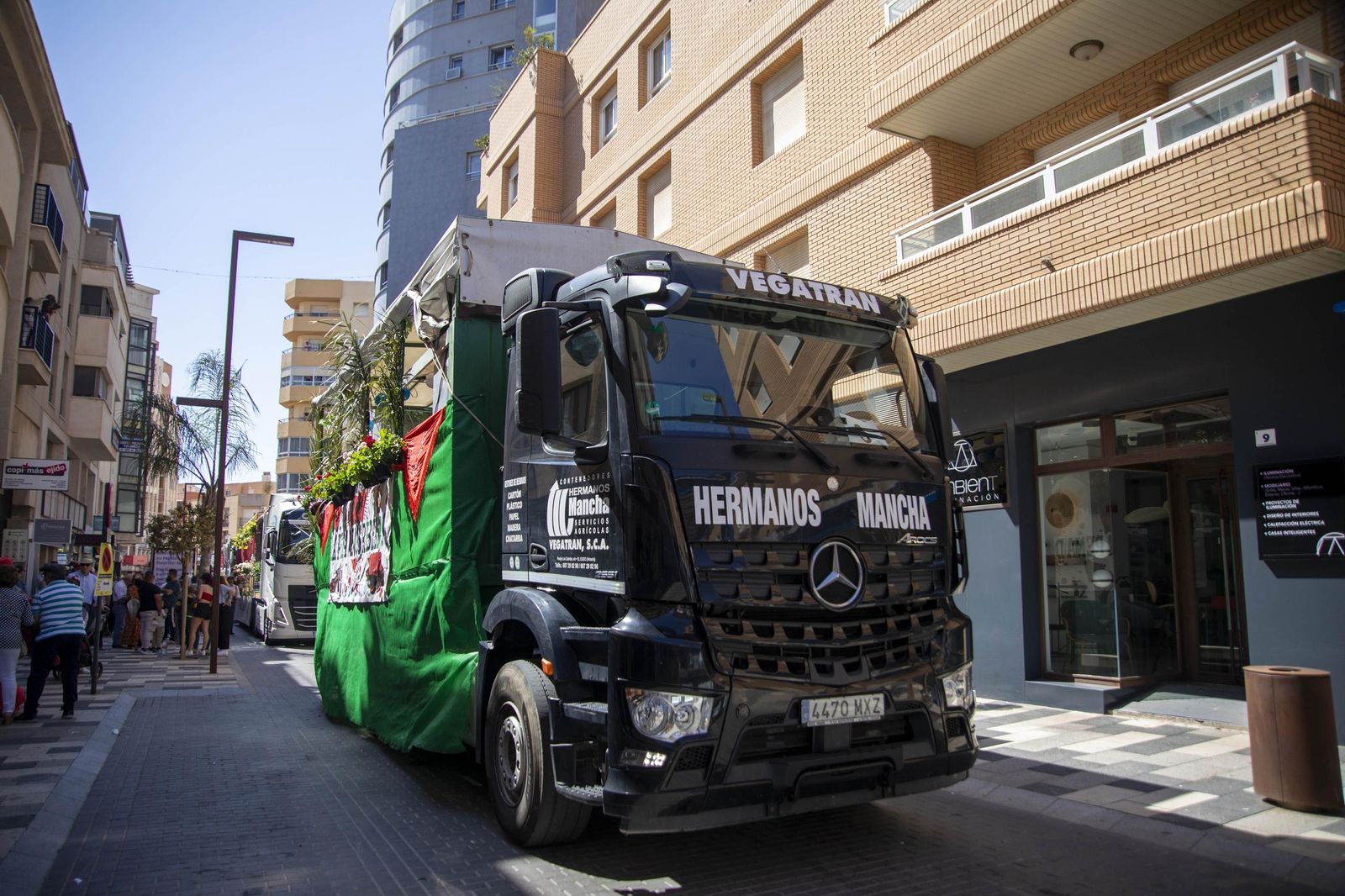 Las imágnes de la misa y procesión en honor a San Marcos en El Ejido