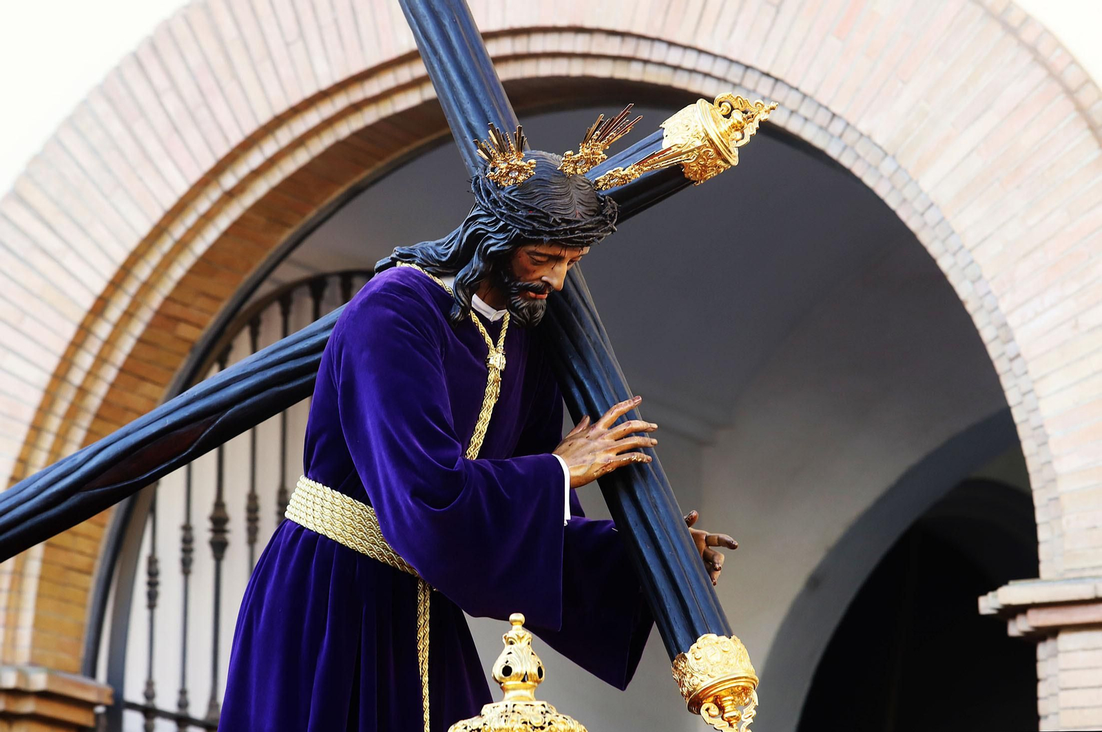 Imágenes del Nazareno en la madrugá de Huelva
