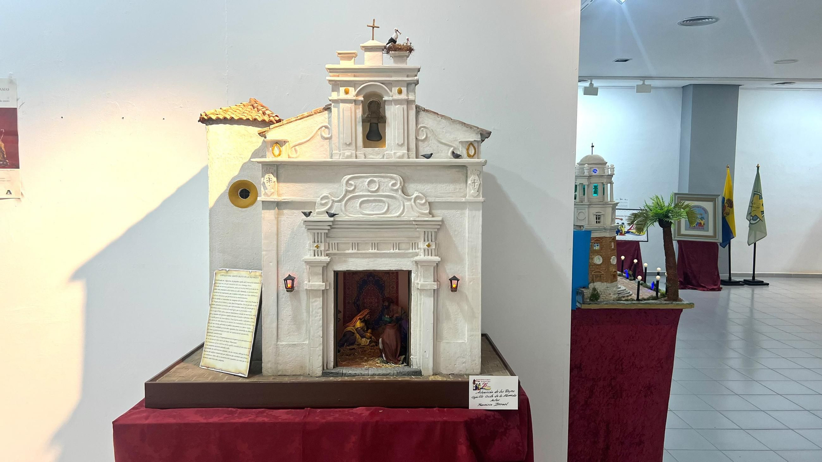 Fotos de la exposición belenista por el 25 aniversario de la asociación Oro, Incienso y Mirra en Algeciras