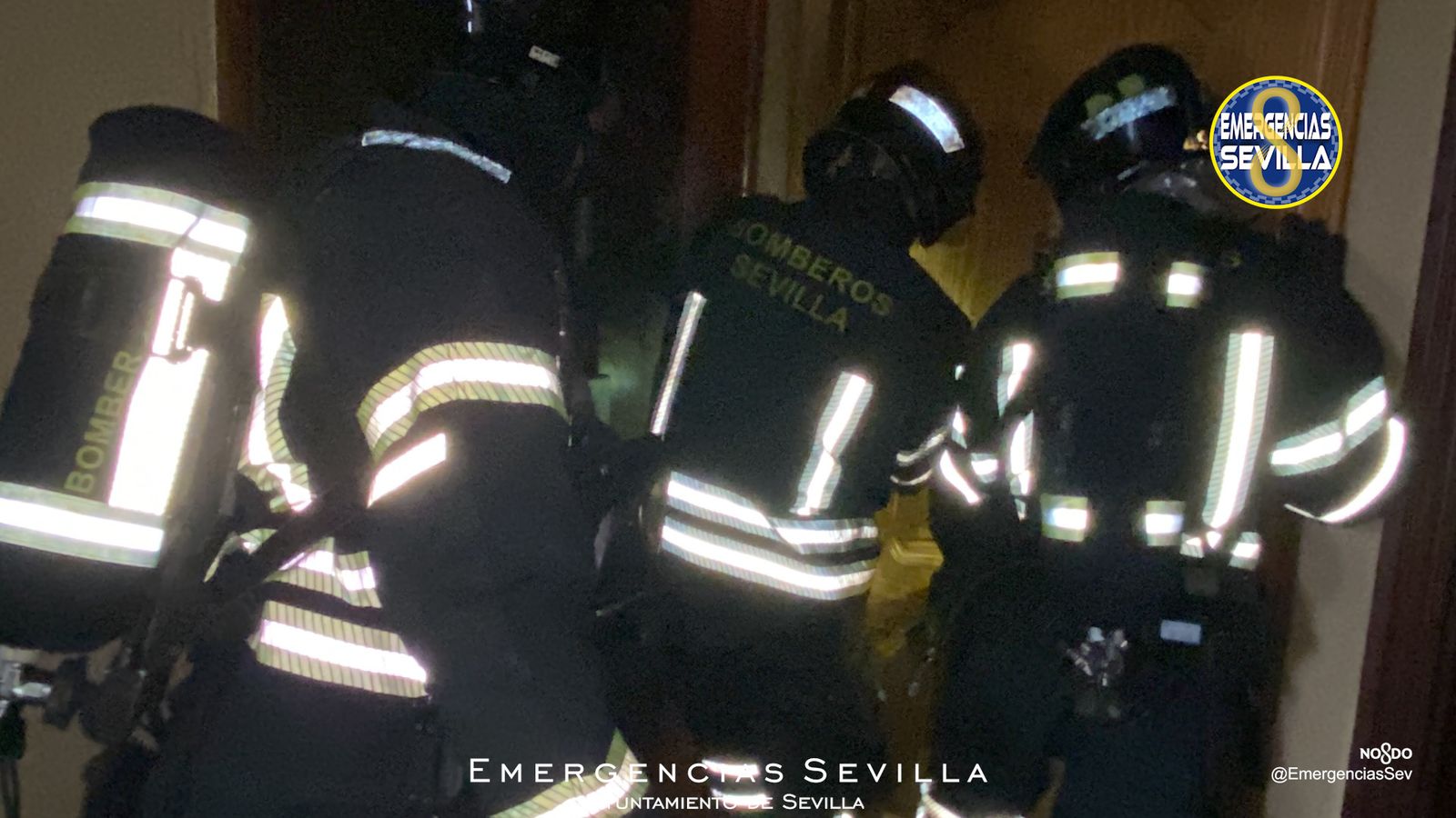 Intervención de los Bomberos de Sevilla.