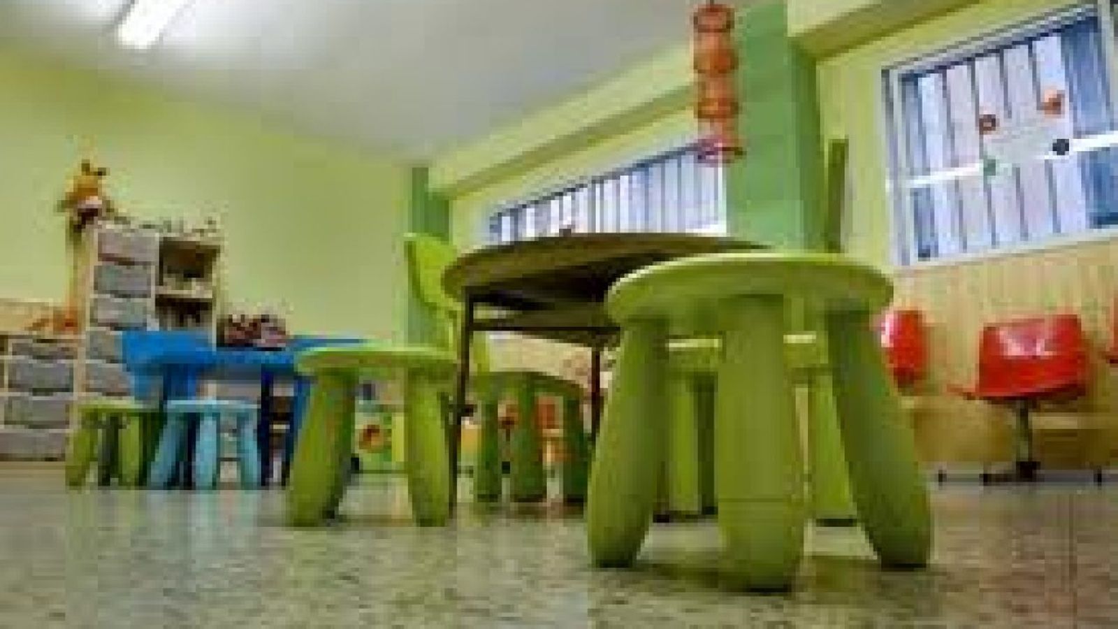 Sala de juegos en el interior de un centro de Punto de Encuentro Familiar.