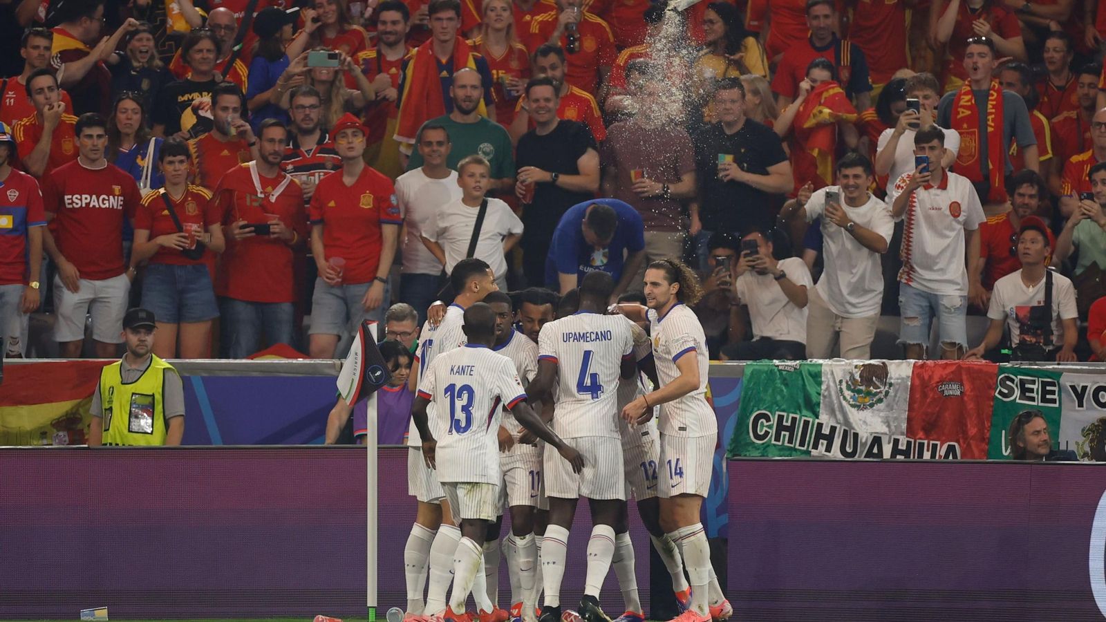 Las mejores imágenes del España - Francia