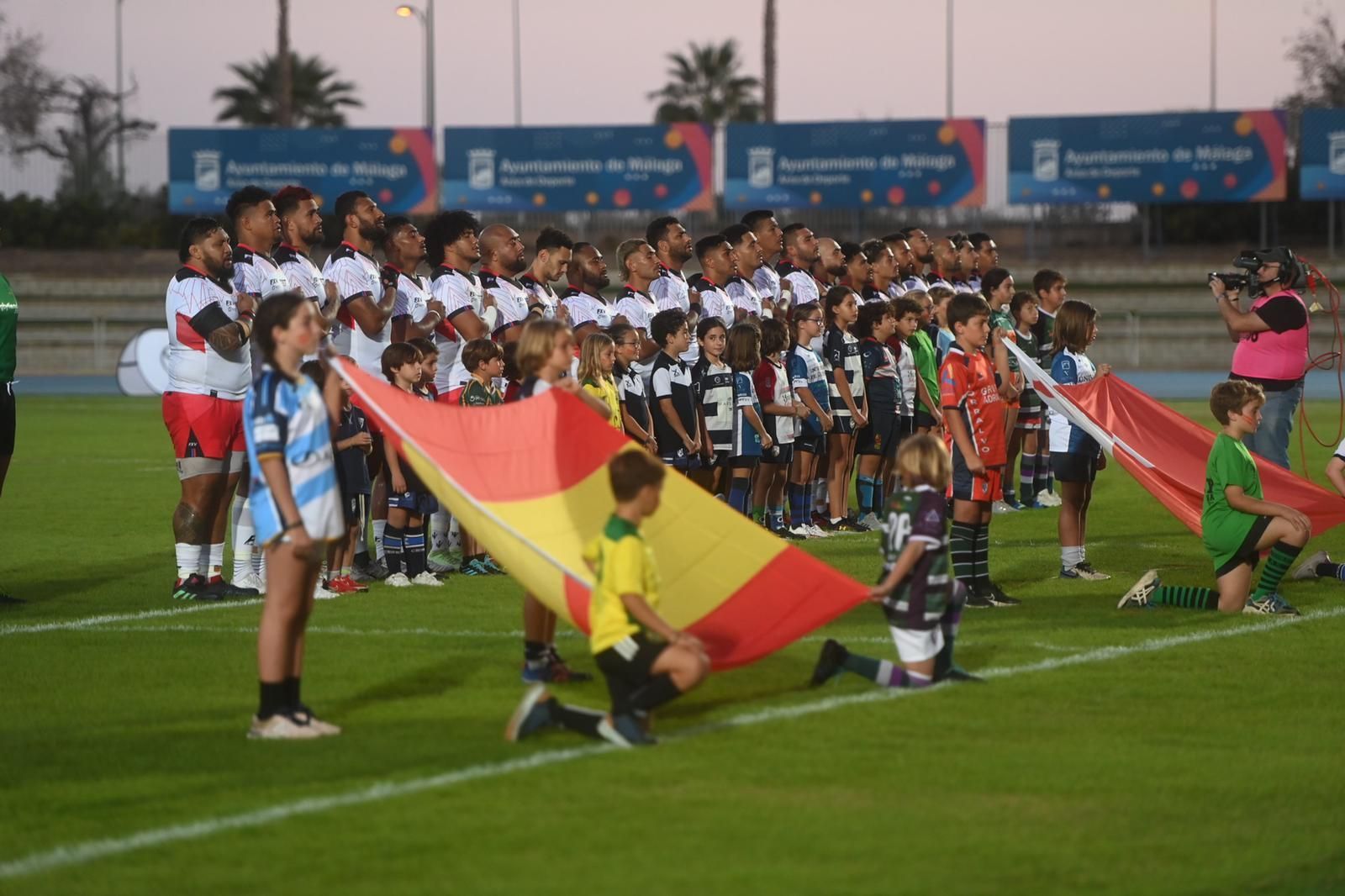 Las fotos del España-Tonga de rugby en Málaga