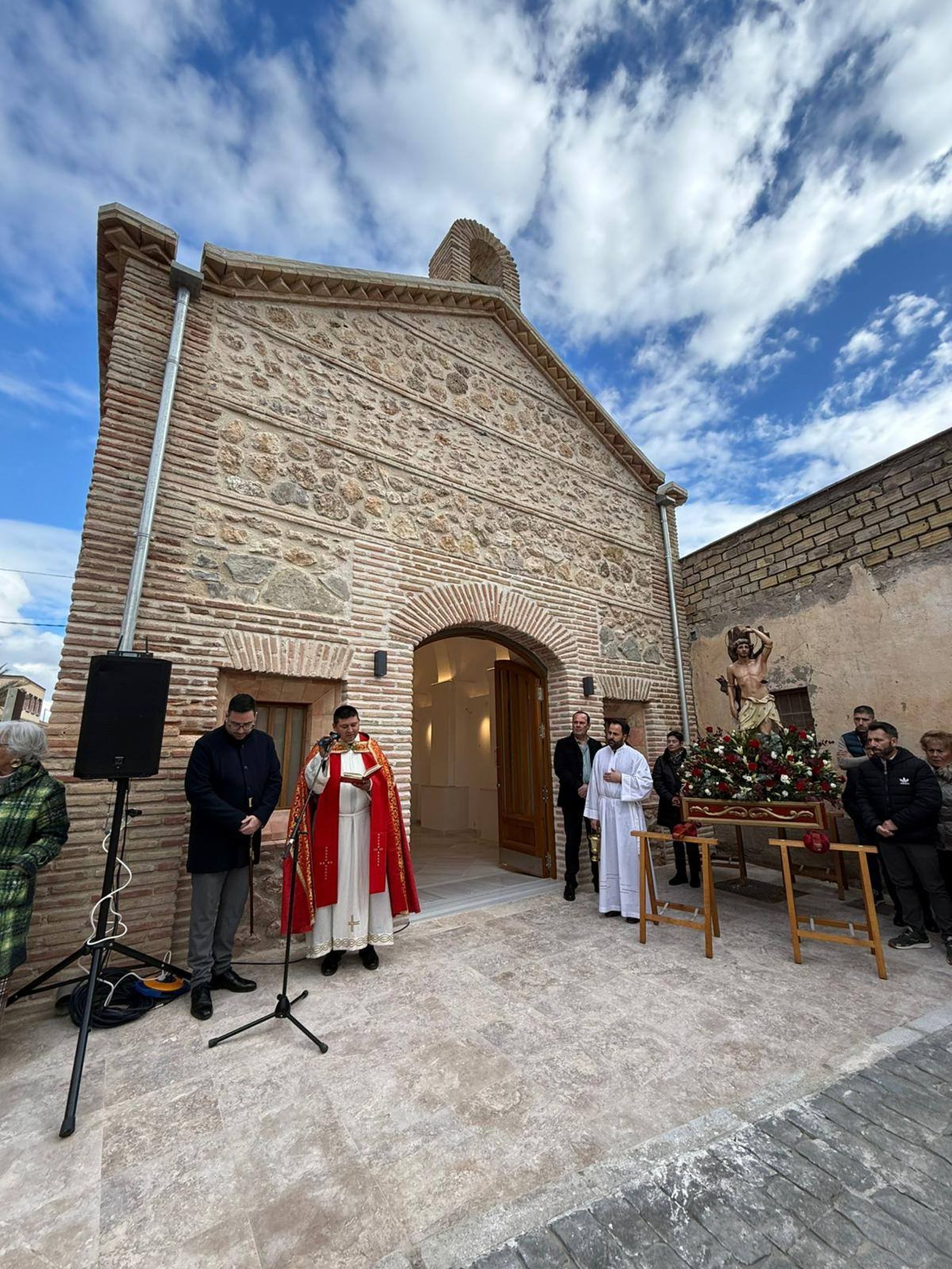 La ermita de San Sebastián de Tabernas vuelve a ser la casa del patrón