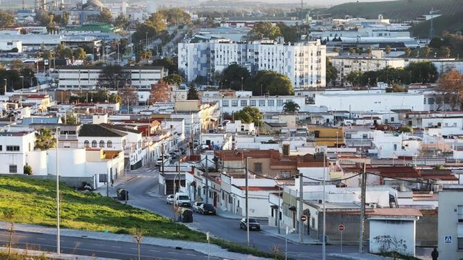 Vista de parte de la zona sur de Jerez.
