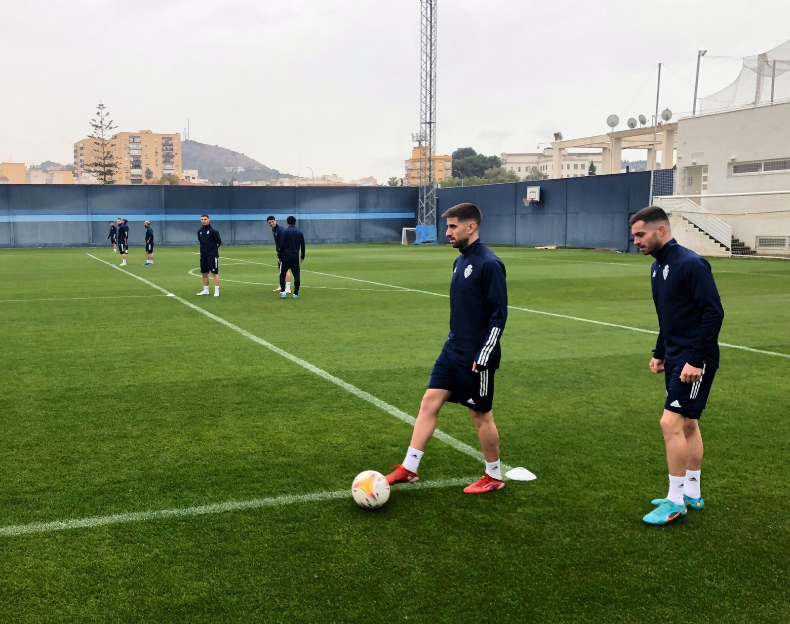 Las fotos del entrenamiento de la Ponferradina en La Rosaleda