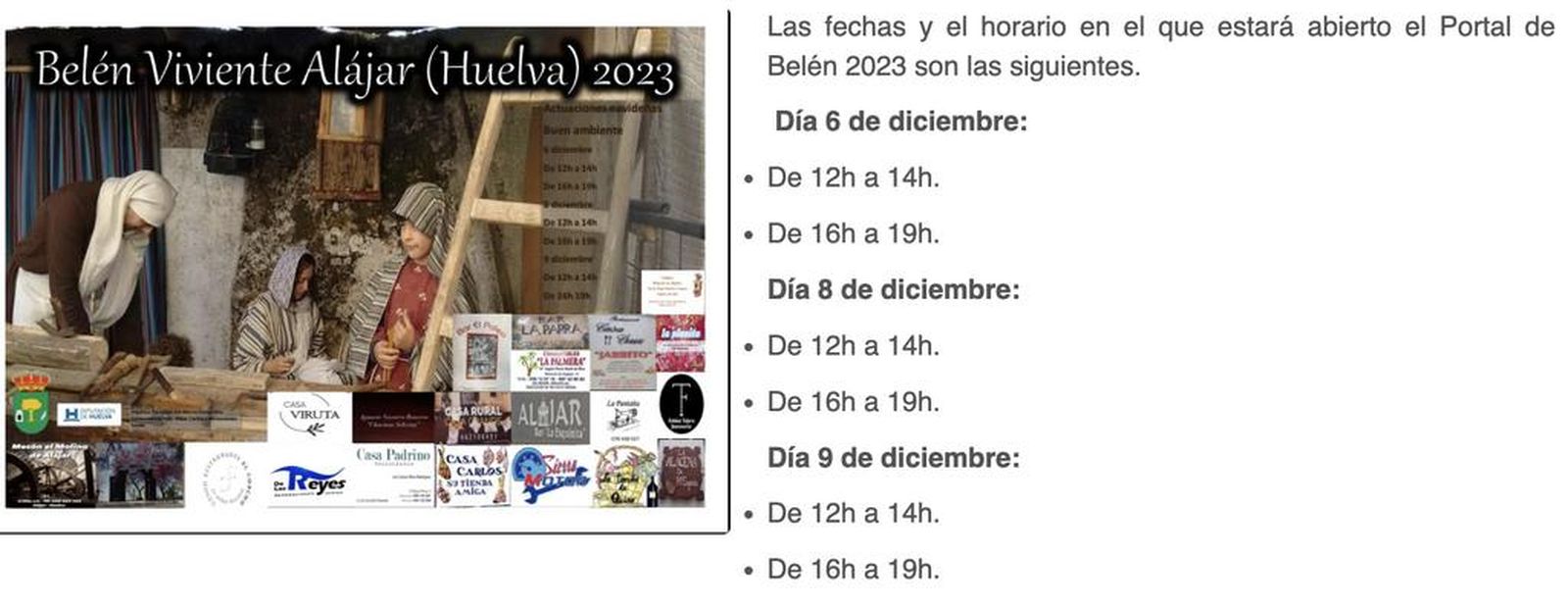 Belén Viviente de Alájar