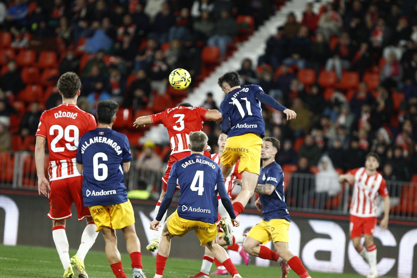 Las imágenes del partido U.D. Almería - F.C. Andorra