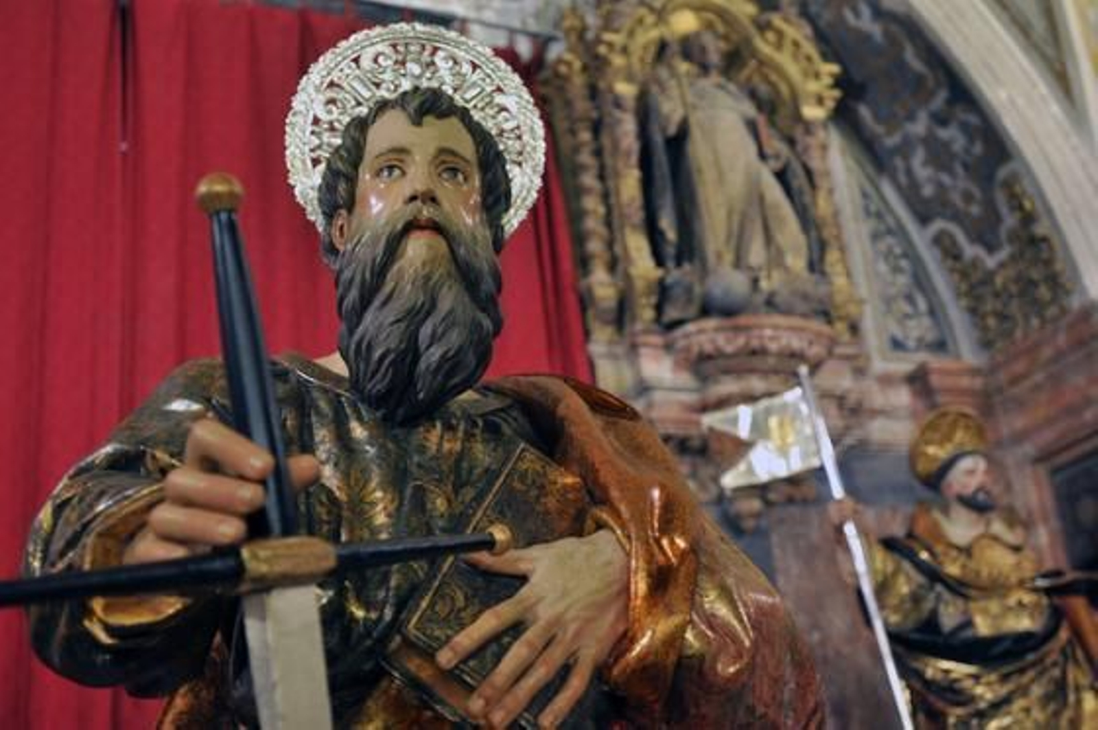 El coro de la Magdalena acoge una exposición de las imágenes restauradas.

Foto: Manuel Gómez