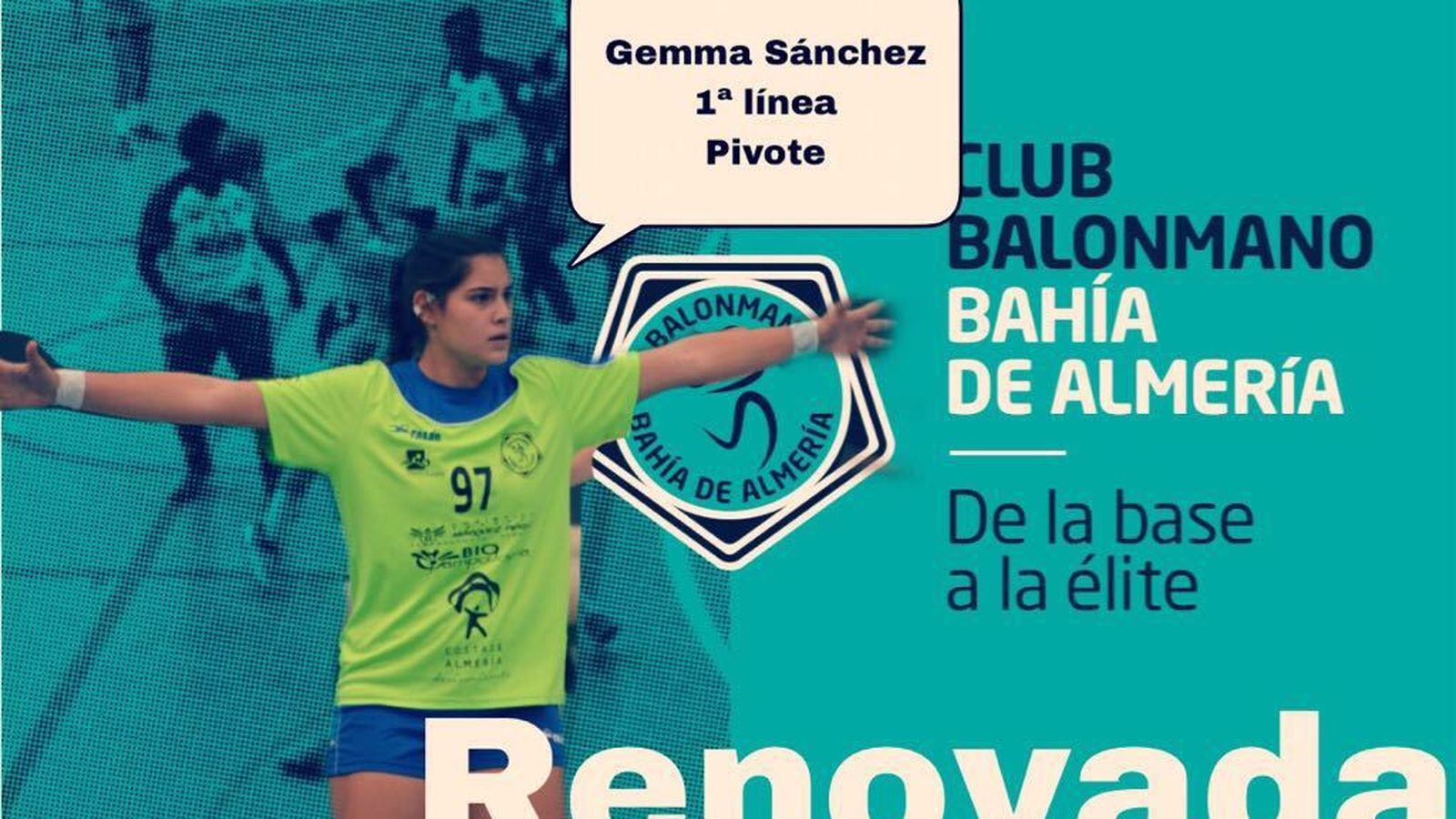 Gemma Sánchez también actúa como pivote