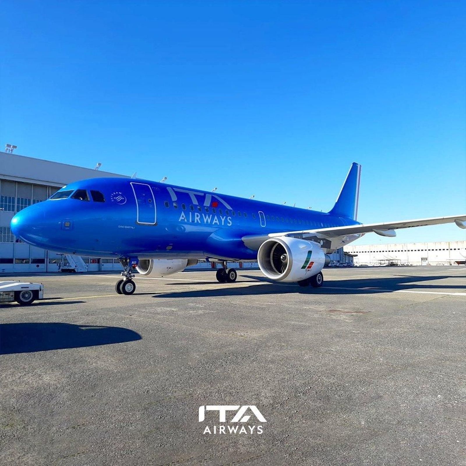 Un Airbus A319 de la compañía Ita Airways.