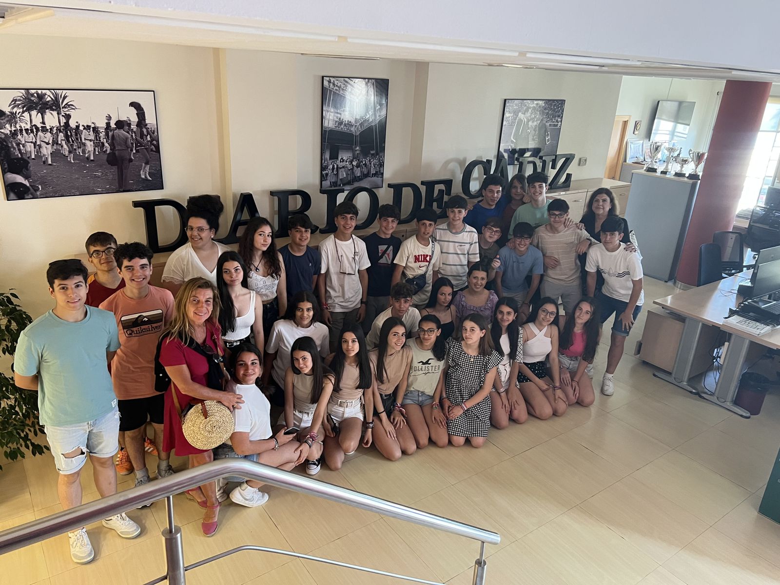 El colegio Safa-Beaterio de Alcalá de los Gazules visita Diario de Cádiz