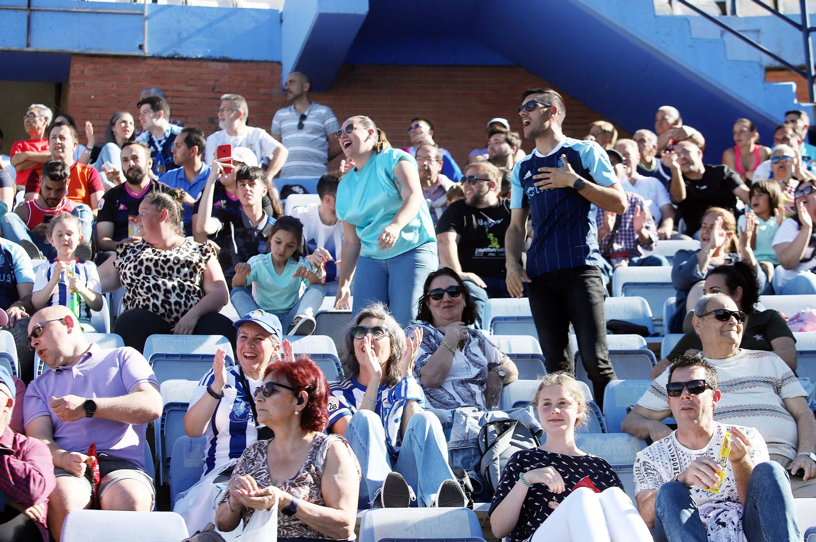 Imágenes del ambiente en el Recre-Jerez
