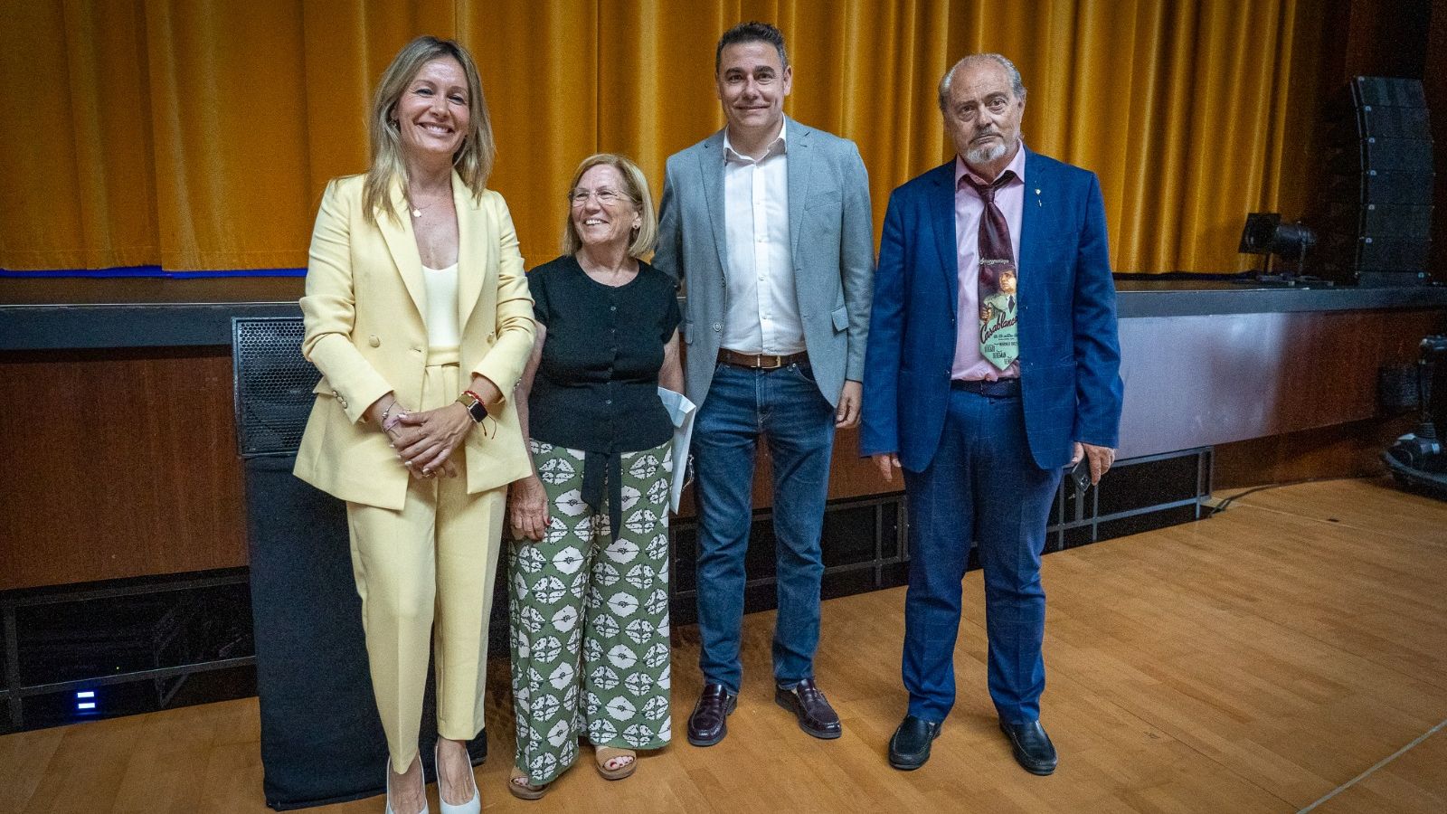 Lourdes García, Amparo García, Daniel Salcedo y Juan José Martín.