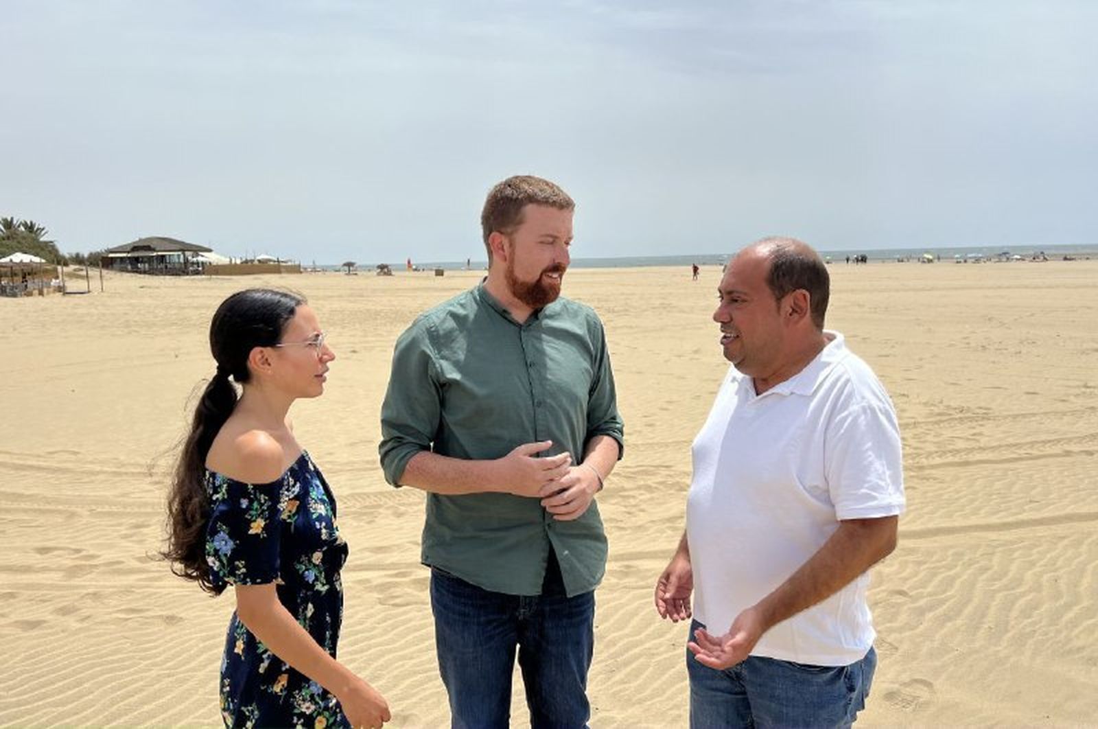 El cabeza de lista de Por Andalucía en Huelva en Ayamonte.